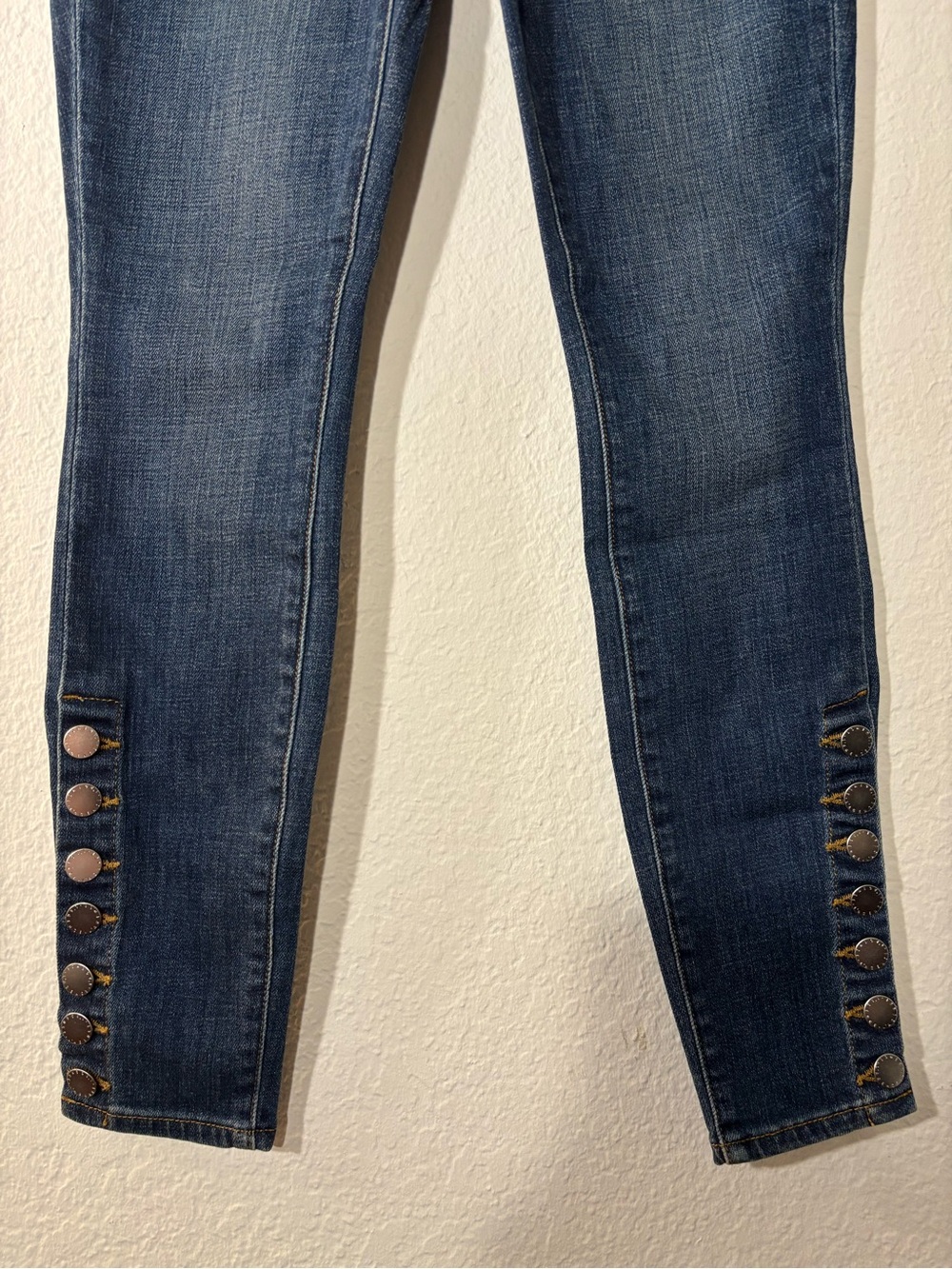 L’Agence Piper High Rise Skinny Jeans Classic Vintage Wash Dark Blue Size 24 - Picture 6 of 11